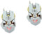 Tastiera meccanica da gioco ad alte prestazioni e mouse wireless silenzioso da gioco essenziale RGB gamer cool gaming silenzioso mouse wireless gamer cablato USB bianco X300 computer (colore: bianco 3