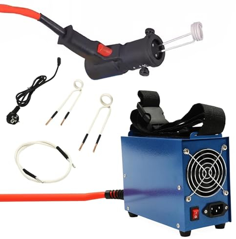 1500W Electromagnetic Induction Heater With 4 Coil Kit - Handheld Magnetic Bolt Remover Repair Machine Tool For Screws Heat Removal
