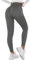 Zhiaek Sport Leggings Damen Booty Scrunch Push Up Blickdicht Sportleggins Lang Nahtlose Gym Leggings High Waist Seamless Yoga Hosen Sporthose Dunkelgrau M