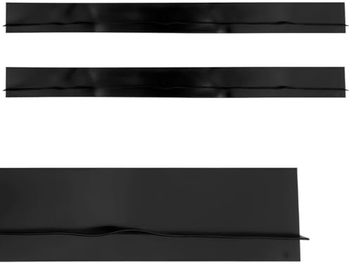 Thyonta Lot de 2 cache-joints en silicone pour plans de travail, plaques de cuisson à gaz résistants à l'huile et aux taches, convient pour les cuisinières de cuisine, les fours