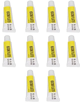 Paquet de 10 5 G (50 G au total) Colle Conductrice Thermique, Pâte Thermique GPU Pâte Thermique LED pour MOSFET, LED, Dissipateur Thermique, Pont Nord et Sud, Carte Graphique,