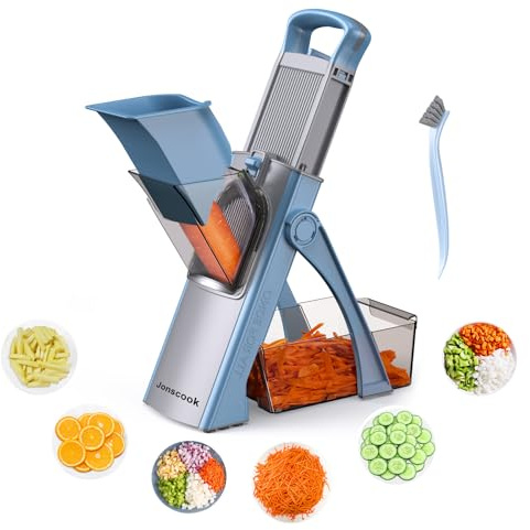 Zerkleinerer Gemüseschneider, Sicherer Mandoline Slicer für Küche