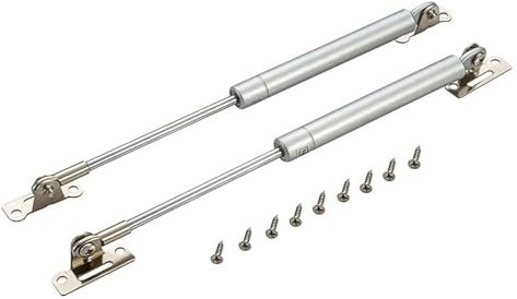 Gasfeder-Hebestützen, hydraulische Feder-Gasdruckfeder, hydraulische Feder-Gasdruckfeder, 2 Stück Dachboden-Upturn-Türstange, Bettkasten, pneumatische Stange, Möbel, pneumatische Stützstange, Oberlich