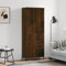 YITHOPI Highboard Braun Eichen-Optik 69,5x34x180 cm Holzwerkstoff Multifunktionsschrank Wohnzimmer Kabinett Küchenkabinett Korridor-Schrank für Wohnzimmer, Diele, Küche