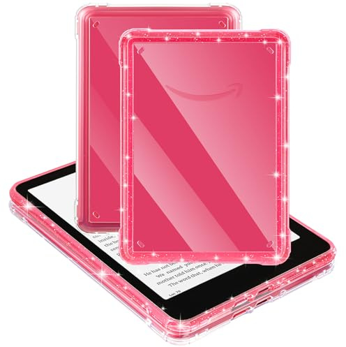 E Net-Case 2 Pack Étui pour Kindle Paperwhite 12e Génération 2024 (7) et Kindle Colorsoft Signature Edition 2024 (7) Custodia sottile e leggera antigraffio in TPU+PC