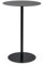 Metall Beistelltisch rund schwarz matt - Ø 35 cm - Couchtisch im Bistrotisch Design - Wohnzimmertisch Dekotisch Blumentisch Telefontisch Ablagetisch Deko Tisch in Stehtisch Optik