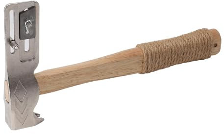 Mumusuki Accuogo di Martello a Tetto Magnetico con Strumento Multifunzionale a Magnete per Chiodi per Copertura Installazione del Tagliere per Marcia per Lessi per Ascia Pala