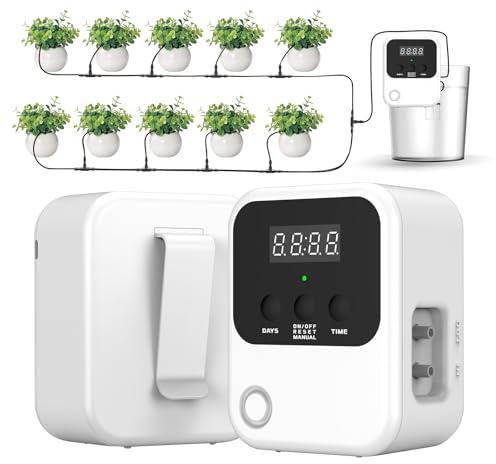 Bewässerungssystem,Automatische Bewässerung Zimmerpflanzen, Pflanzen Bewässerung System für Indoor, Garten, Balkon Pflanzen, für bis zu 15 Topfpflanzen