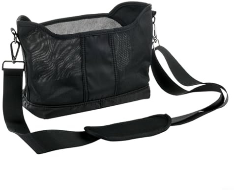 TONIXY Portable Speaker Storage Bag Carrying Case With Adjustable Shoulder Strap For Bang For Olufsen For Beolit 20, Nylon Mesh