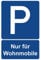 Parkplatzschild Nur für Wohnmobile Parken Schild Blau 30 x 20 x 0,3 cm Kunststoff Parkplatzmakierung Parken Parkplatzschilder Parkplatz Hinweisschild, Verbotsschild, Parkplatz Freihalten