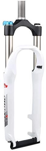 Sentarse ZZQ- MTB Fahrradgabel Mechanisch Verriegelt Zoom Federgabel Aluminiumlegierung 26-Zoll-Stoßdämpfer Vorderradgabel A-Säule Scheibenbremse Design