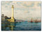 Kunstdruck Poster - Michael Zeno Diemer Der Ahirkapi Leuchtturm 30x20 cm ca. A4 - Alte Meister Bild ohne Rahmen