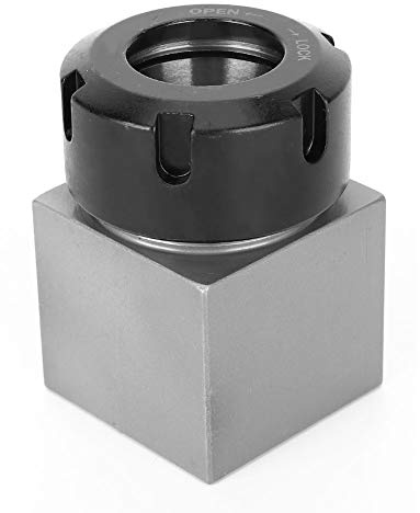 ER32 Collet Block, Portapinza Block Router Portautensili in Acciaio per Tornio CNC Macchina Incidere Utensile Fresatura Portapinze Mandrino Bloccaggio Fresatrici Blocco Pinza Lavorazione (Quadrato)