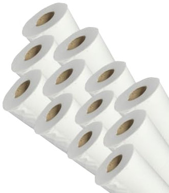 DSTOCK60-12 ROULEAUX DE DRAPS D'EXAMEN LISSES 40 x 35 CM - DRAP MEDICAL LISSE 40x35cm PURE OUATE,