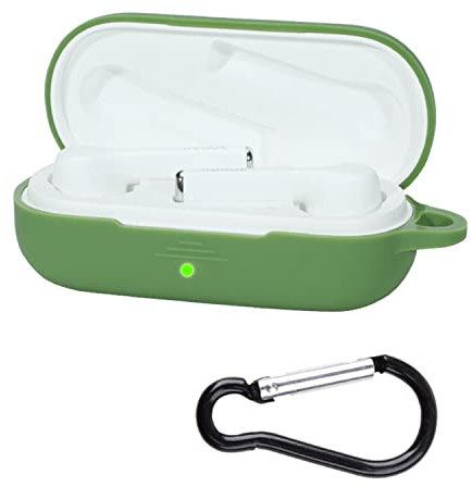 ATTUX silicone cover TPU case for Honor Earbuds 3i, soft and flexible, scratch/shock slim, ultra-thin HD for Honor Earbuds 3i headphones-Green