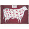 XVBCDFG Beef Cuts Poster Wanddekoration Metall Blechschilder Home Room Restaurant Markt Küche Dekor Vintage Butcher Cuts Poster Aluminiumschild 30,5 x 45,7 cm