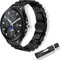 RoYiio Correa de Acero Inoxidable es Adecuada para Xiaomi Watch 2 Pro/S3/S2/S1 Active/S1 Pro, 22mm Correa de Metal para Venu 3/Venu 2/Forerunner 265/Vivoactive 4 - Negro