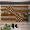 Modern Mania – Stylische Kokos-Fußmatte von WECONhome für den Innen- und Zwischenbereich (45 x 75 cm, Natur)