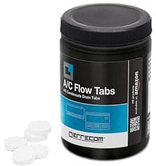 Errecom A/C Tabs, Pastiglie per Climatizzatore, evitano formazione di alghe, mucillagini, limo, cattivo odore nel climatizzatore e nello scarico condensa, azione prolungata, 40 pastiglie da 8g