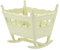 Toyvian Babywiege Spielzeug Babywiege Minibettmodell Miniaturbettmodell Minimöbel Minihausbett Babypuppe Krippenbett Ornament Minihauszubehör Minibett Für Holzpuppe