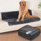 HezzLuv Wasserdicht Hundedecke 100x120 cm, Waschbar Flanell Haustierdecke für Sofa Bettüberzug, rutschfest Warme Decke, Flauschig & Weich, Auslaufsicher, Möbelschutz für Kleine bis Groß Hunde Katzen