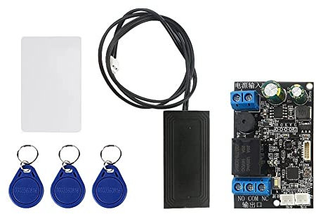 Lonrtesw Scheda di Controllo NFC per Telefono Cellulare Scheda IC per Impronte Digitali Modulo Relè DIY 13,56 Mhz Controller Scheda Controllo Accessi, IC + NFC