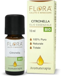Flora Olio Essenziale di Citronella Bio Codex - 10 ml