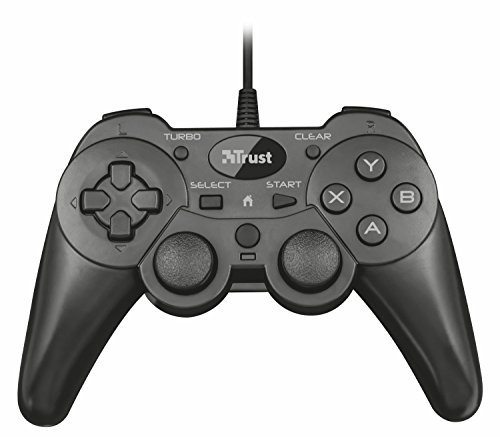 Trust Ziva Gamepad Cablato per PC e Playstation 3, Nero