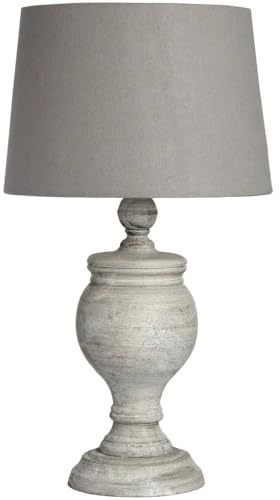 Hill 1975 Uthina Table Lamp, Wood, Linen, Mixed, one, 18552