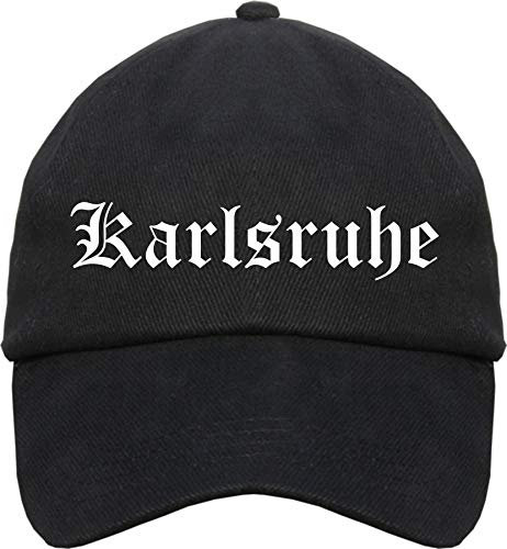 sostex Karlsruhe Cappy - Altdeutsch Bedruckt - Schirmmütze Cap Einheitsgröße Schwarz