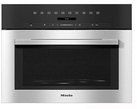 Miele M7140TC - Microonde integrabile in acciaio inox, 46 litri, 900 Watt