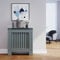 ELEGANT Radiator Covers Vertical Grill Grey Painted Slat Cabinet SMALL