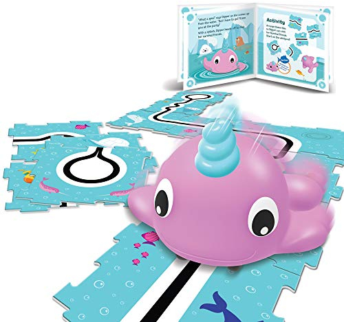 Learning Resources Coding Critters Go-Pets Renntiere – Narwal Dipper, Mint, Programmierspielzeug für Vorschüler, Interaktives Haustier, Ab 4 Jahren