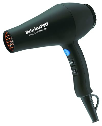 BaBylissPRO Porcelain Ceramic Carrera Professional Hair Dryer Professional Dryer Prepack, Corded electric