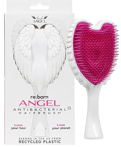 Tangle Angel REBORN Angel Entwirrende Haarbürste, umweltfreundliche Haarbürste, ideal für alle Haartypen, dickes, lockiges, glattes, gewelltes, nasses und trockenes Haar, Haarverlängerungen Perfekt