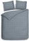 Heckett and Lane Bettwäsche Heckett And Lane 1 Bettwäsche 200x220cm mit 2 Kopfkissen 60x70cm 100% Baumwolle Mako-Satin Colonial Blue