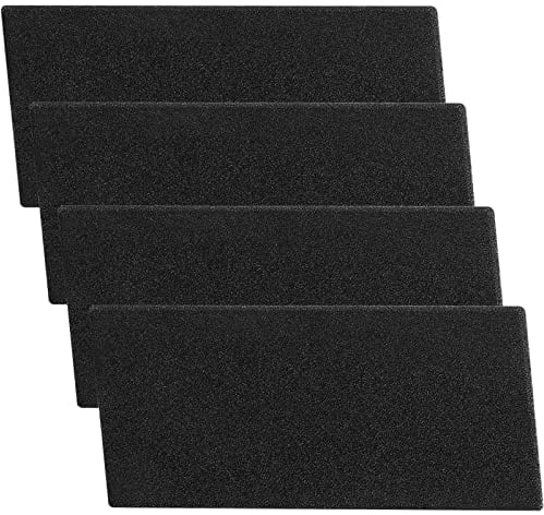 Filter für Bauknecht Privileg Whirlpool HX 481010354757 Trockner Wärmepumpentrockner | 225 x 107 x 8 mm | Schwammfilter Filtermatte Kondenstrockner (4 Pack)