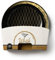 Decor Decorline - Set di stoviglie riutilizzabili da 32 pezzi/per 16 persone - Collezione Whisk - Nero/Oro - Piatti da dessert per piatti e antipasti - 2 misure (16 x 26 cm e 16 x 19 cm)