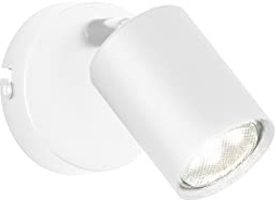 Fischer & Honsel | Wandleuchte, Vano | sandweiß| B: 8,00 cm, H: 11,00 cm, Ausl. Wand: 10,00 cm| mit Schalter| 1x GU10 max. 4,0 Watt 3000 | 320 lm| EEG: G| 30448