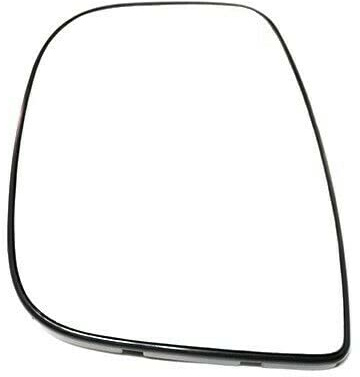 LT2CP Heated Wing Mirror Glass Left Passenger Side for Peugeot Partner Vauxhall Combo Vivaro Toyota Proace & Citroen Berlingo Clip-On Replacement