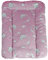 Baby'ness Waschbare Wickelauflage - Wickelauflage mit verbesserter Qualitäts, waschbar - Wickelauflagen für einen größeren Wickelbereich - Mond-Sternchen Rosa, 50x70 cm