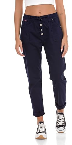 Cipo & Baxx Damen Jeans Slim Fit Klassich Series - Regular Fit Straight Jeans Hose - Raffinierte Design, Atemberaubender Look, Angenehmes Gefühl