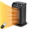 SONBION Small Electric Heater, 1800W Portable Fan Heater with Thermostat, Space Heater for Home Office Garage, PTC Ceramic Fast Heating, Tip-Over and Overheat Protection, Timer and Remote Function