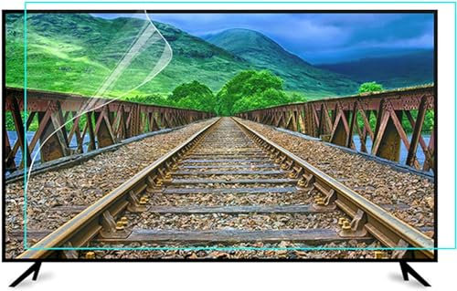Protector de pantalla de TV antiluz azul/mate antideslumbrante/antirreflejos, película de filtro a prueba de polvo para protección ocular para monitores/pantalla de 32-75 pulgadas/A / 55 Inches 121