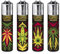 Clipper® Feuerzeuge - 4er Set + Crystal Balls (Jamaican Vibes)