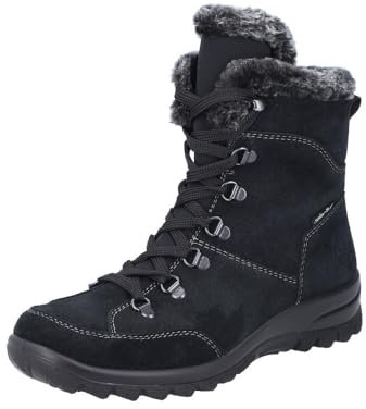 Rieker Damen L7145 Schnürstiefel, schwarz 00, 37 EU