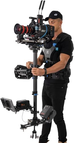 THANOS-PROCINE Steadycam, Sistema steadicam con capacità di carico da 5 a 35 kg per fotocamere cinematografiche ALEXA 35, AMIRA, FX6, RED V Raptor XL, DJI Ronin 4D Flex, ecc.