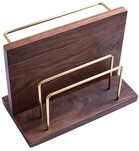 Knife Block Knife Storage Solid Wood Cutting Board Magnetic Knife Block Storage Rack Kitchen Shelf Countertop Knife Block Without Knives