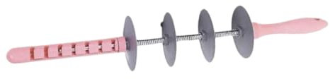 Sharplace 2X Nudelholz, 4 Rollen, Teigschneider, Teigmesser, Pizzaschneider, für Backen, Ravioli, Manti, Küche, Backen