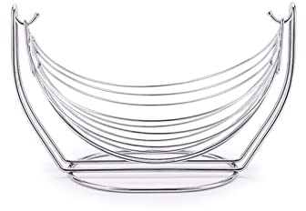 HJHIKJK Water fruit basket Metal Swing Fruit Basket Storage Bowl Plate Vegetables Display Stand Rack Kitchen Decoration Minimalist